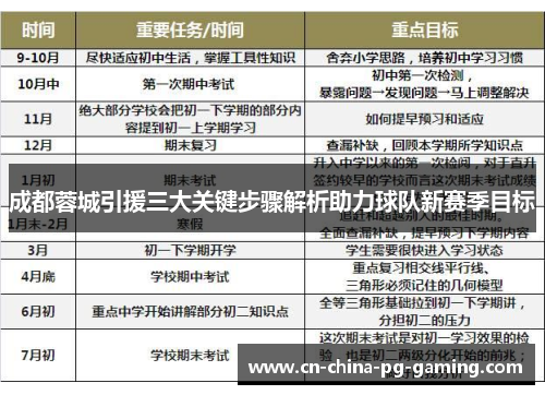 成都蓉城引援三大关键步骤解析助力球队新赛季目标